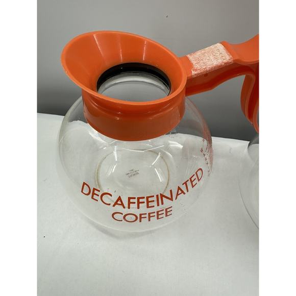 Commercial Coffee Pots/Carafes/Decanters DINER Orange Replacements 2 Pk-12 Cup - Picture 3 of 12